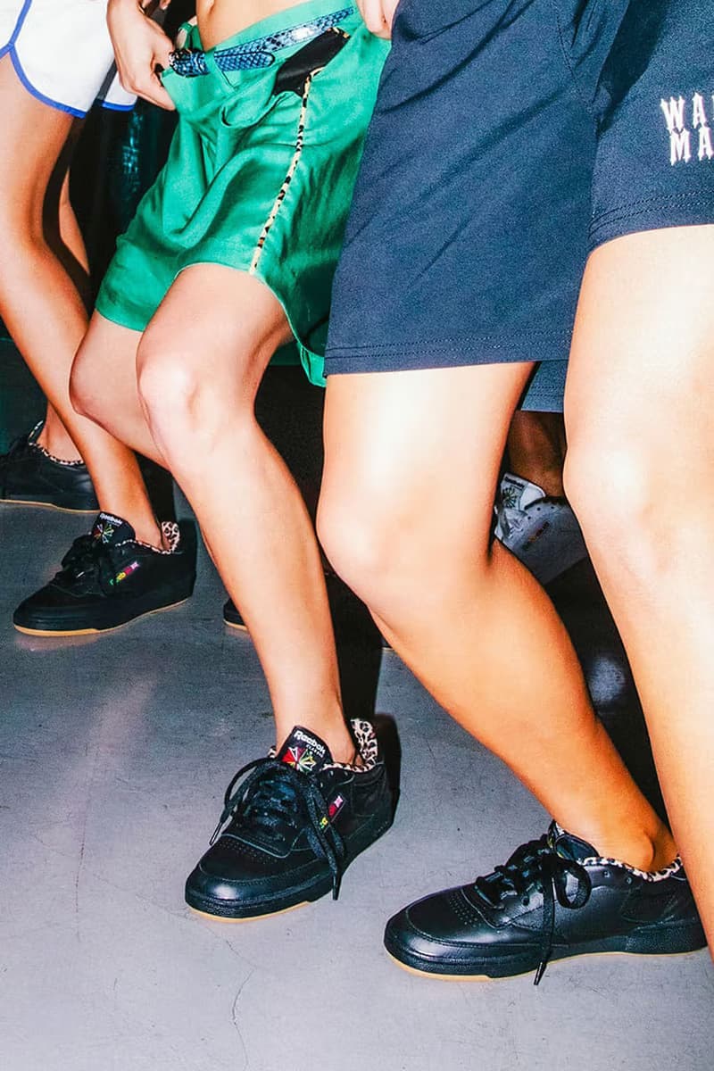 WACKO MARIA、Reebok 首次聯名,推出豹紋版 Club C 85 運動鞋