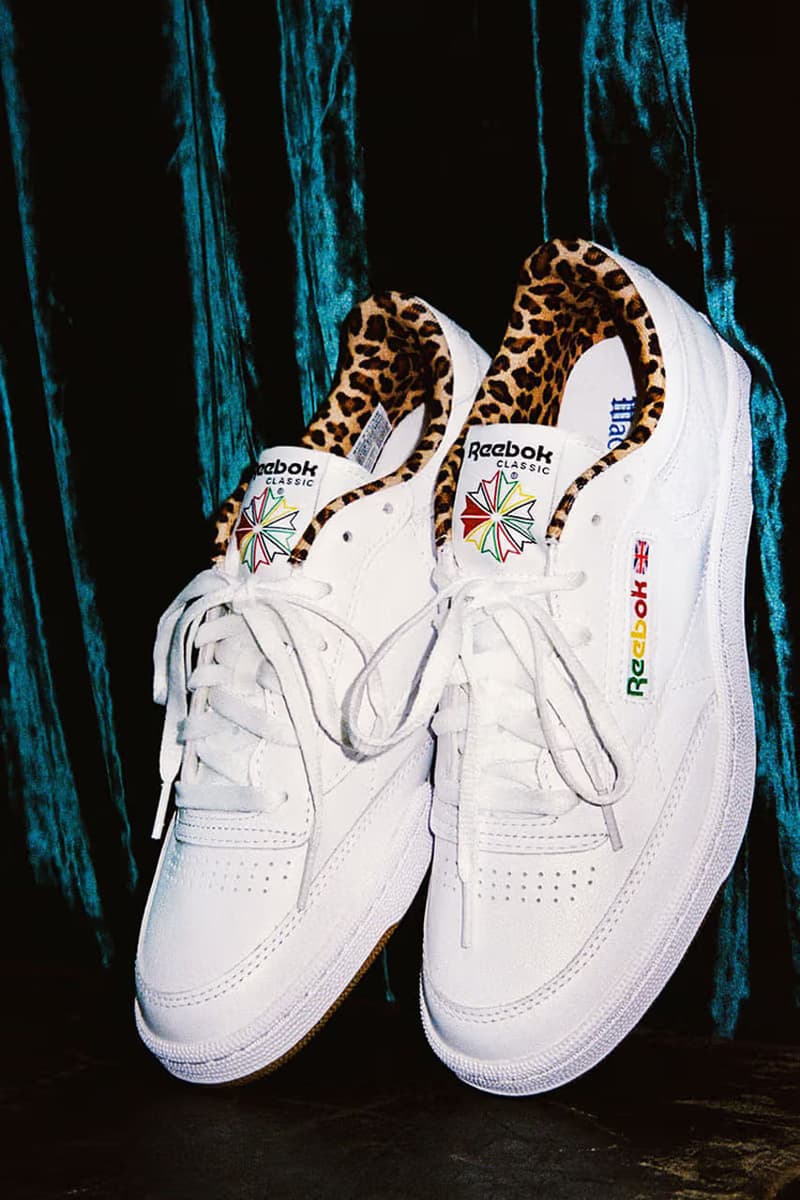 WACKO MARIA、Reebok 首次聯名,推出豹紋版 Club C 85 運動鞋