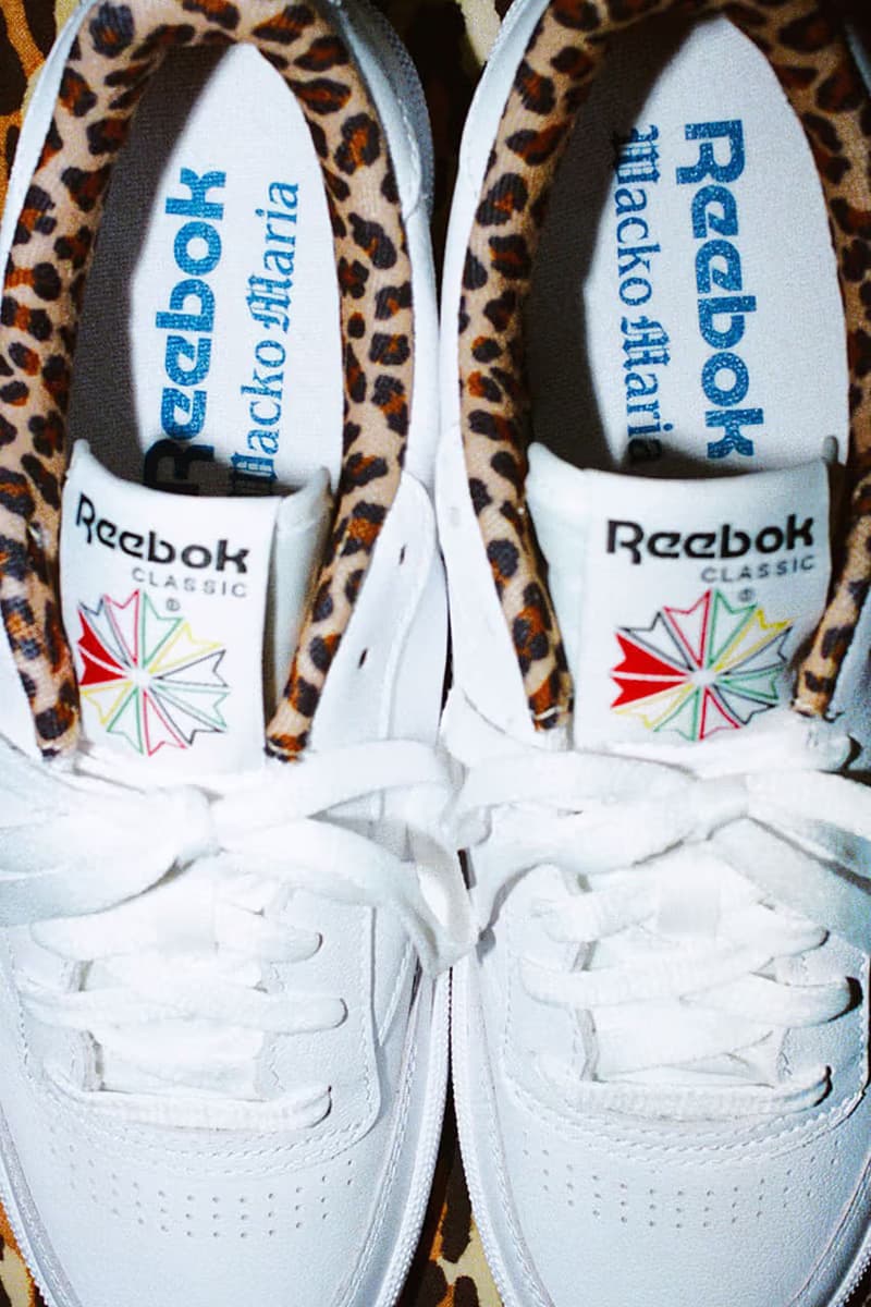 WACKO MARIA、Reebok 首次聯名,推出豹紋版 Club C 85 運動鞋